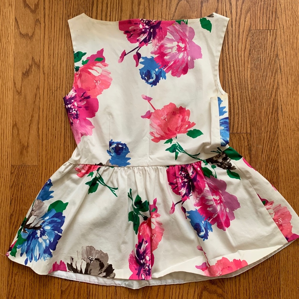 kate spade ‘blooms’ peplum top - Picture 2 of 2